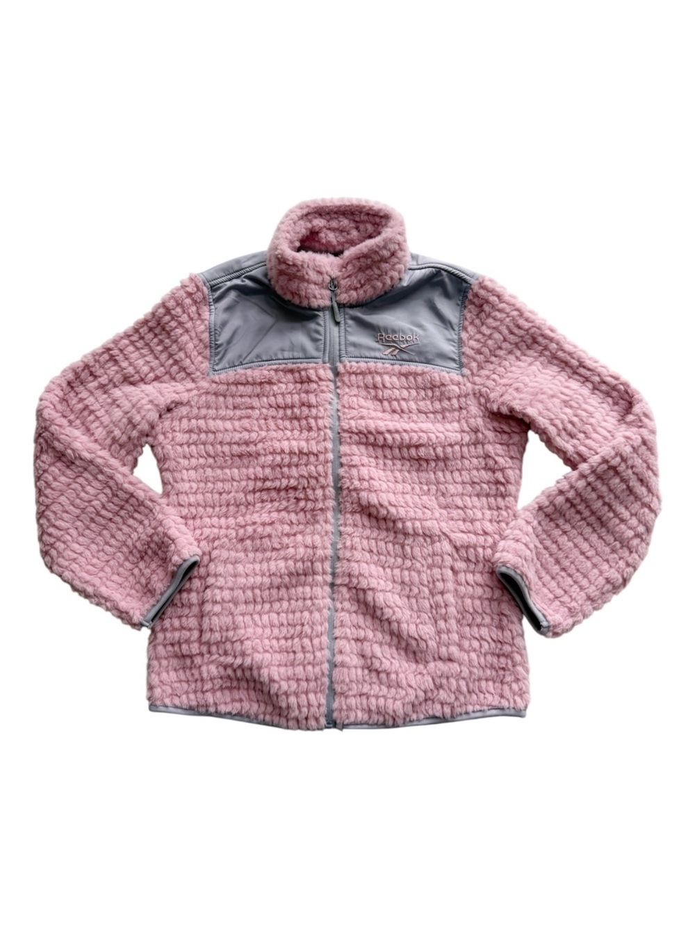 Reebok Pink Girls Fleece Jacket 10/12